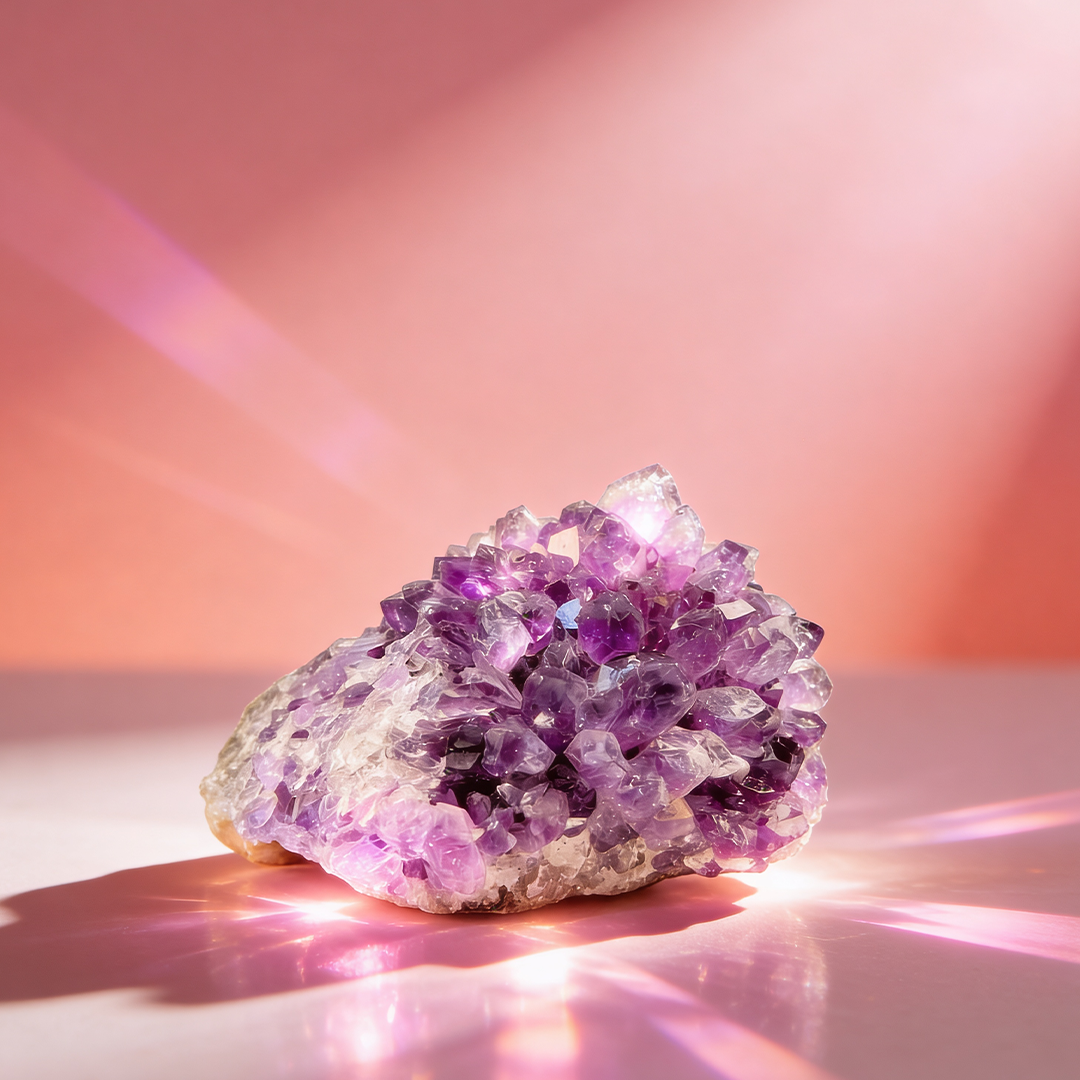 Collector's Piece Amethyst Flower Cluster