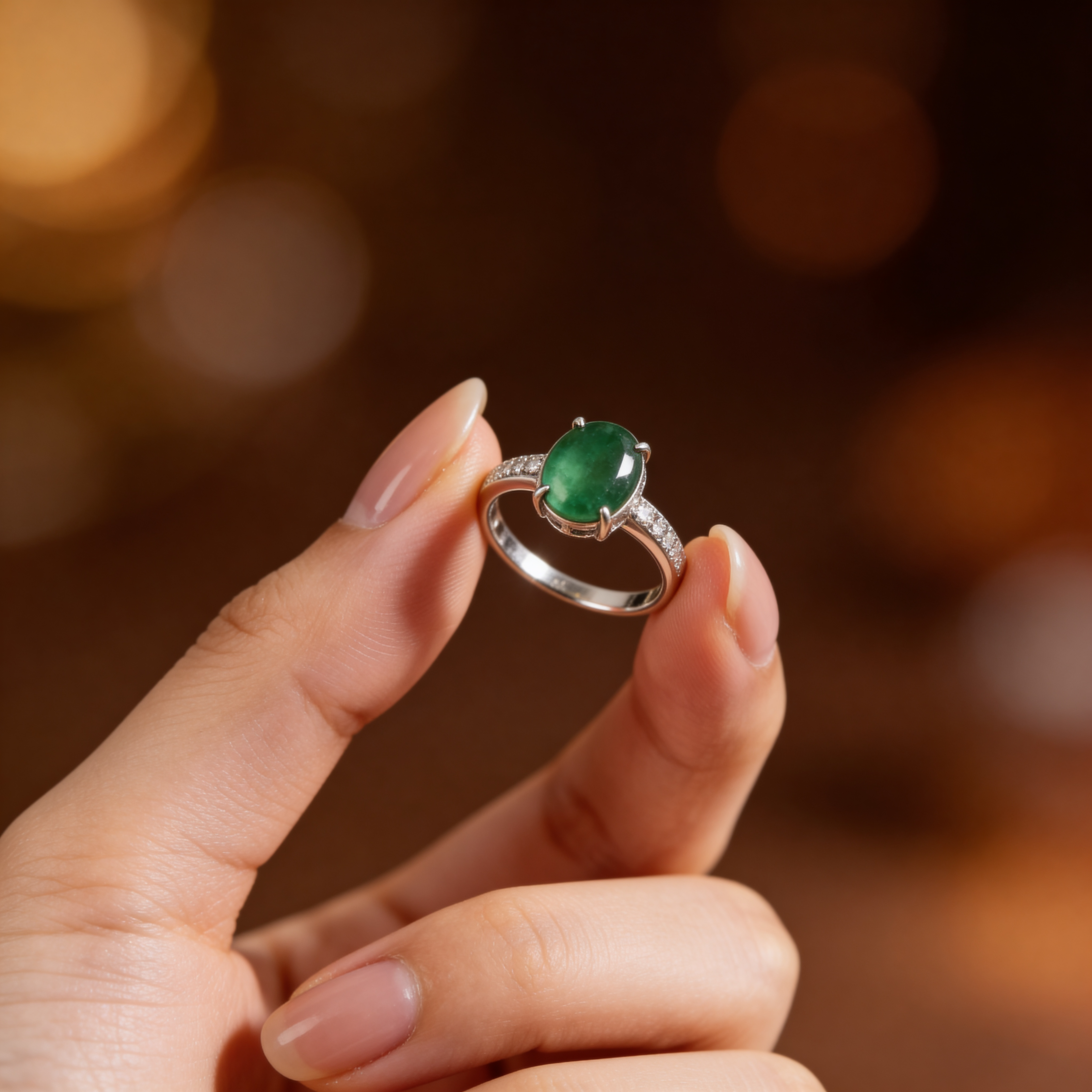 Green Aventurine Ring