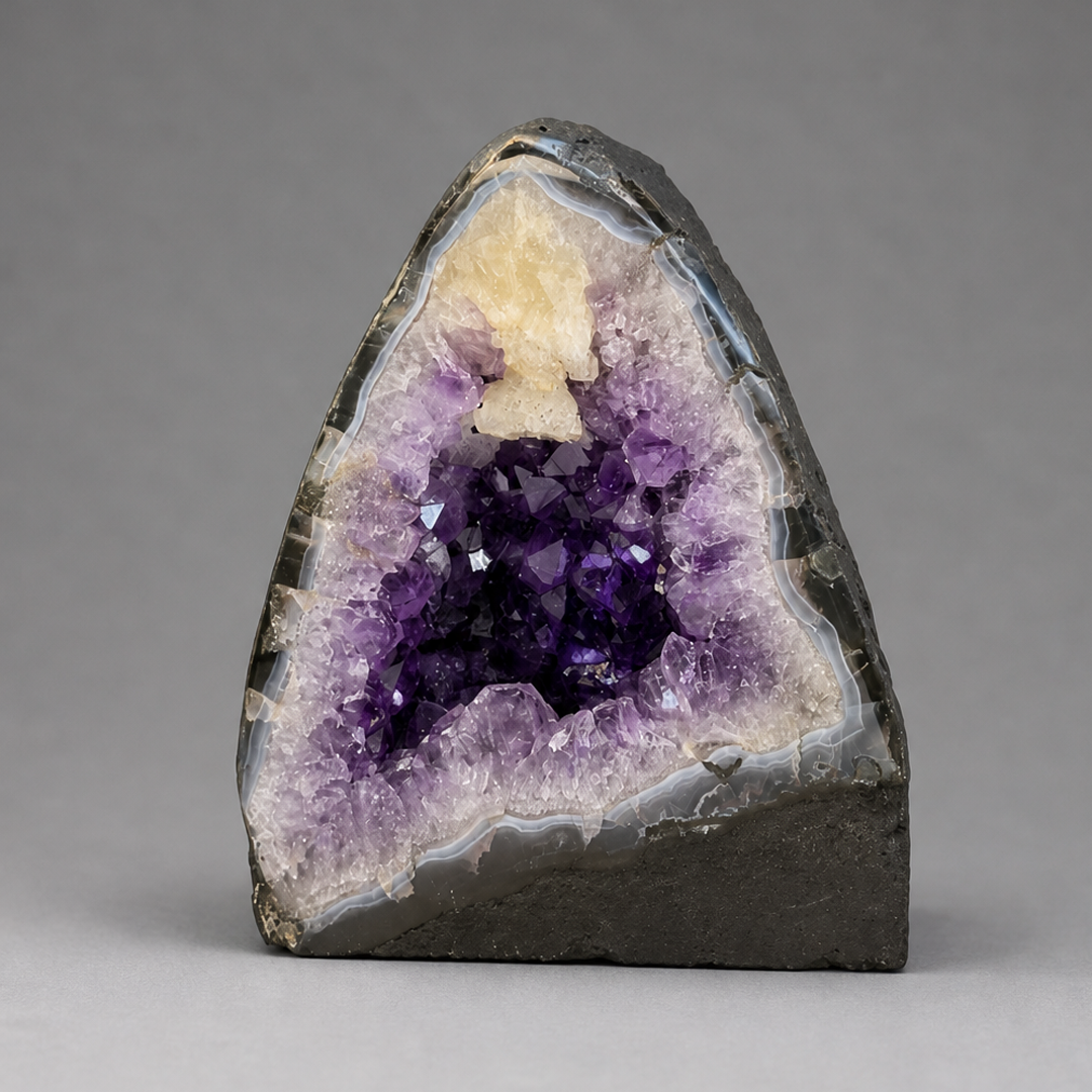 PURPLE PORTAL - AMETHYST GEODE