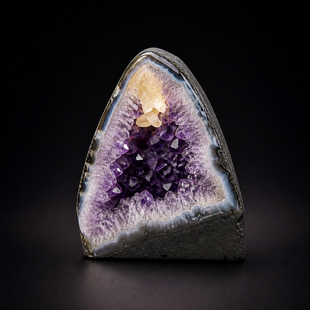 PURPLE PORTAL - AMETHYST GEODE