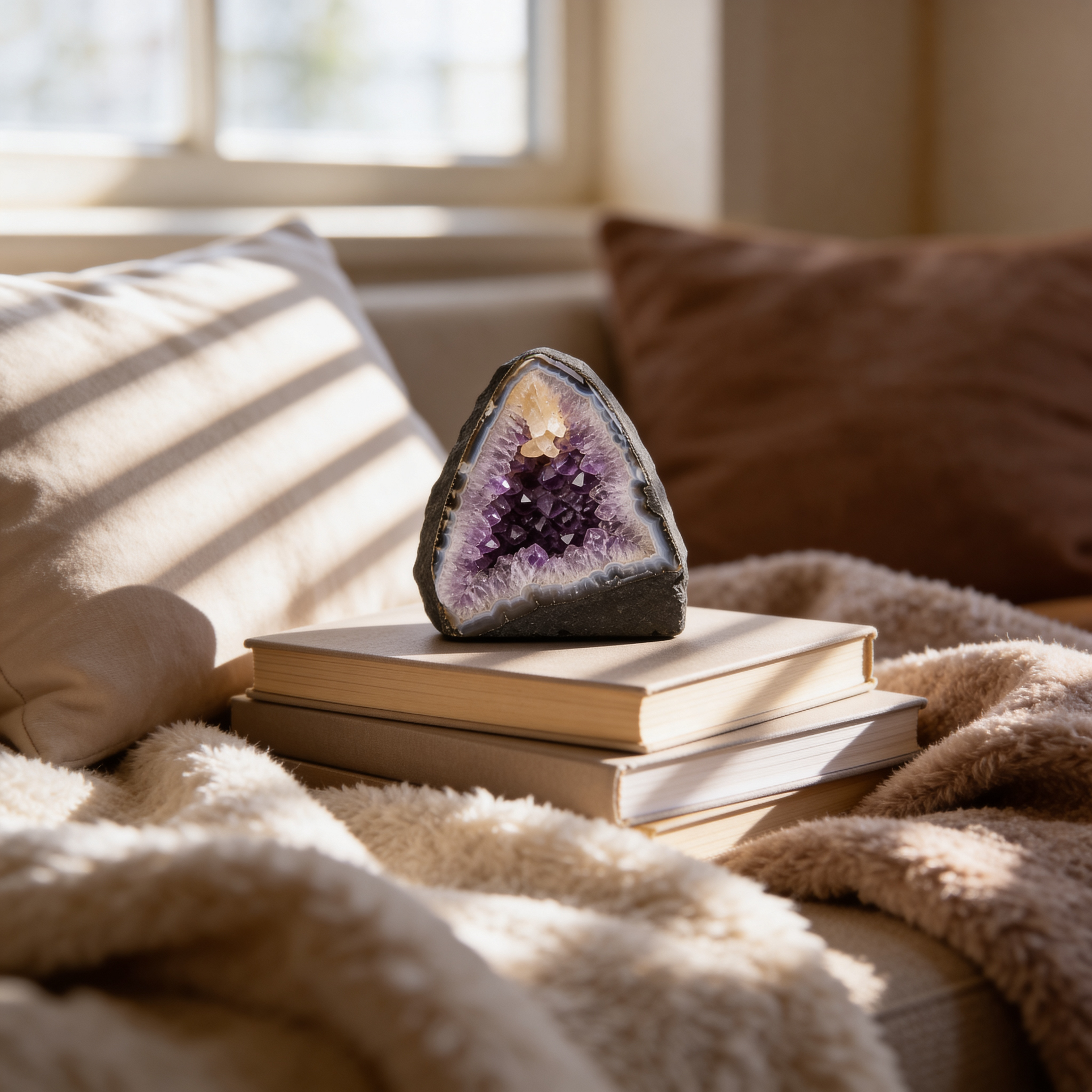 PURPLE PORTAL - AMETHYST GEODE