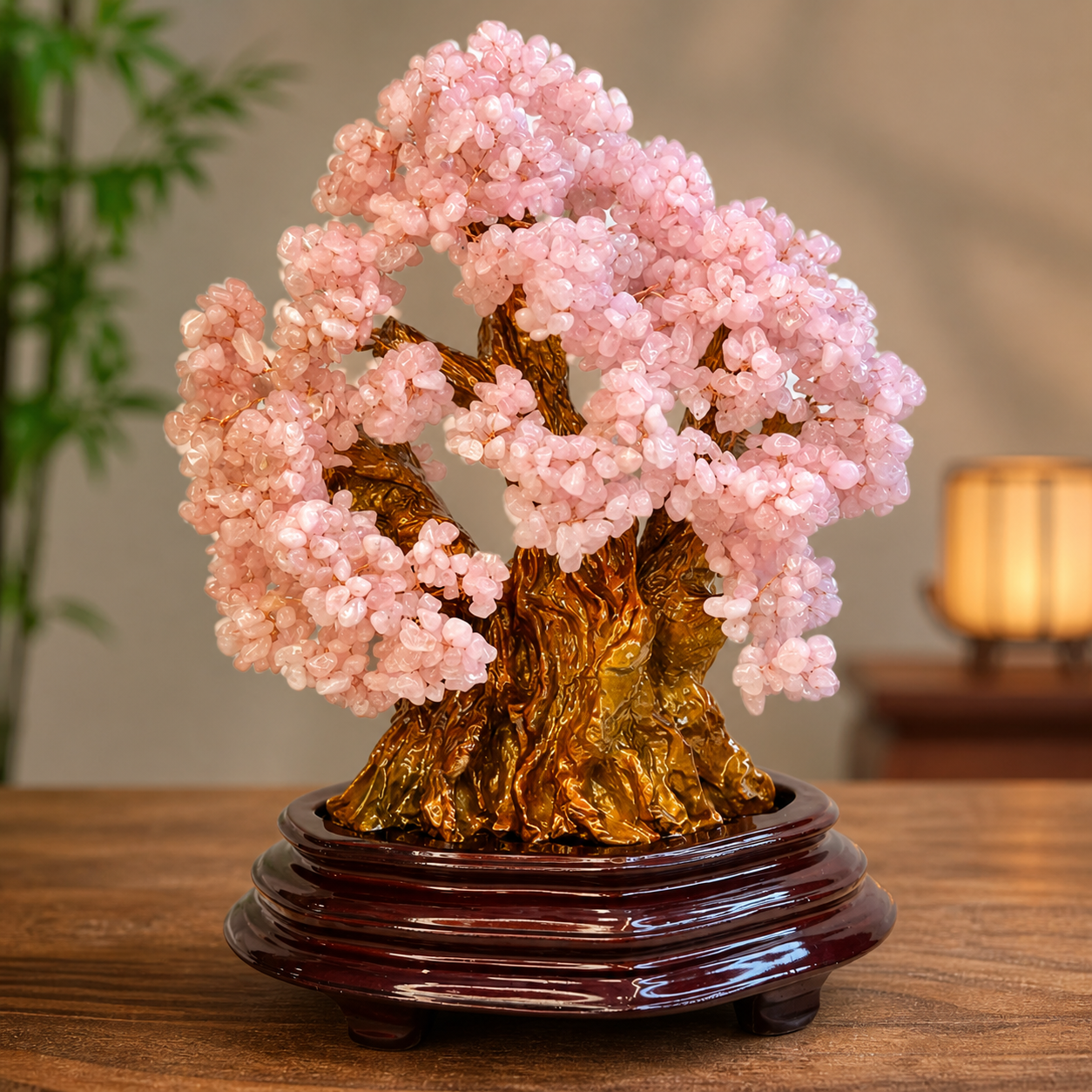 Rose Quartz Wishing Tree