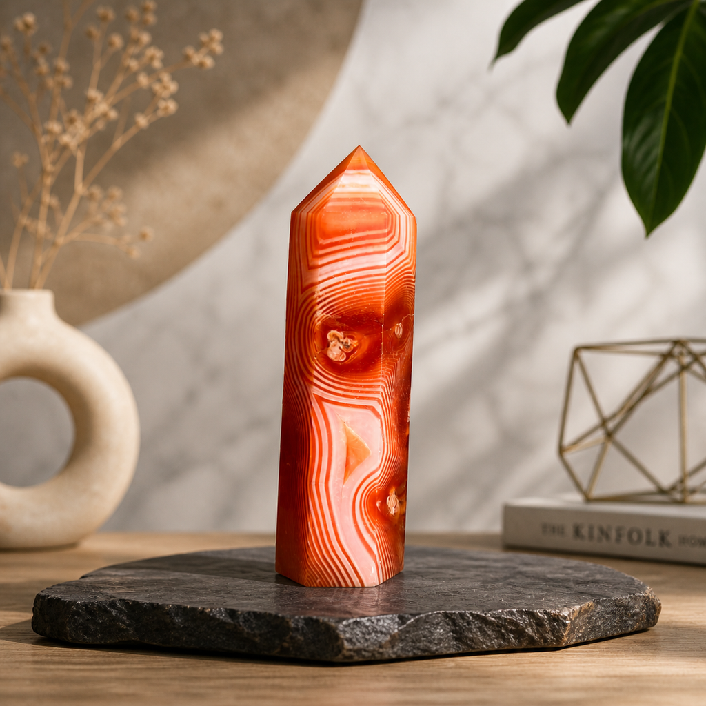 Tower of Success Carnelian