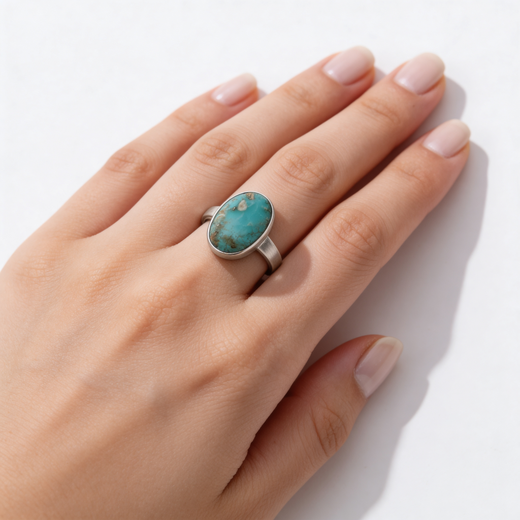 Turquoise (Irani Firoza) Ring